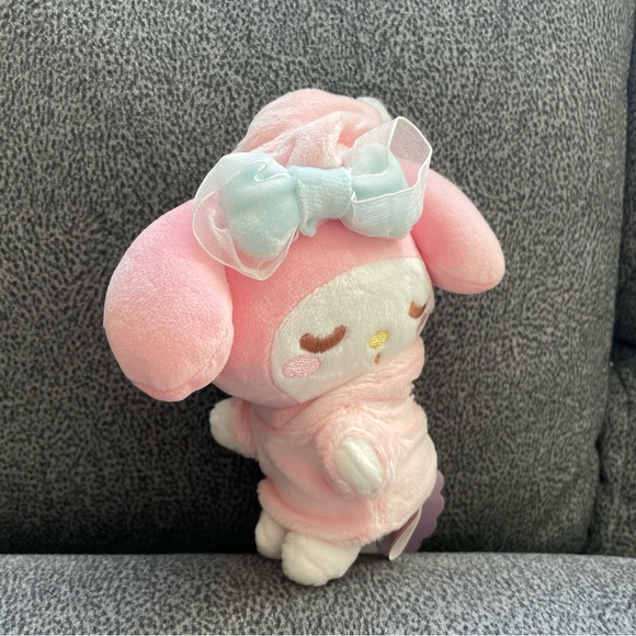 Sleeping My Melody Plush Keychain - Picture 3 of 9